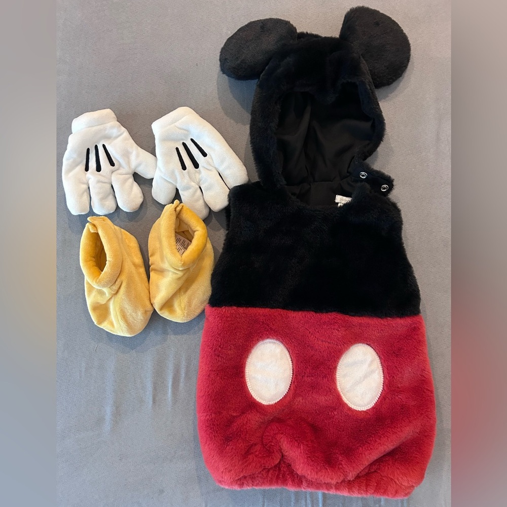 Pottery Barn Kids Mickey Mouse Halloween Costume sz 6-12 mo
